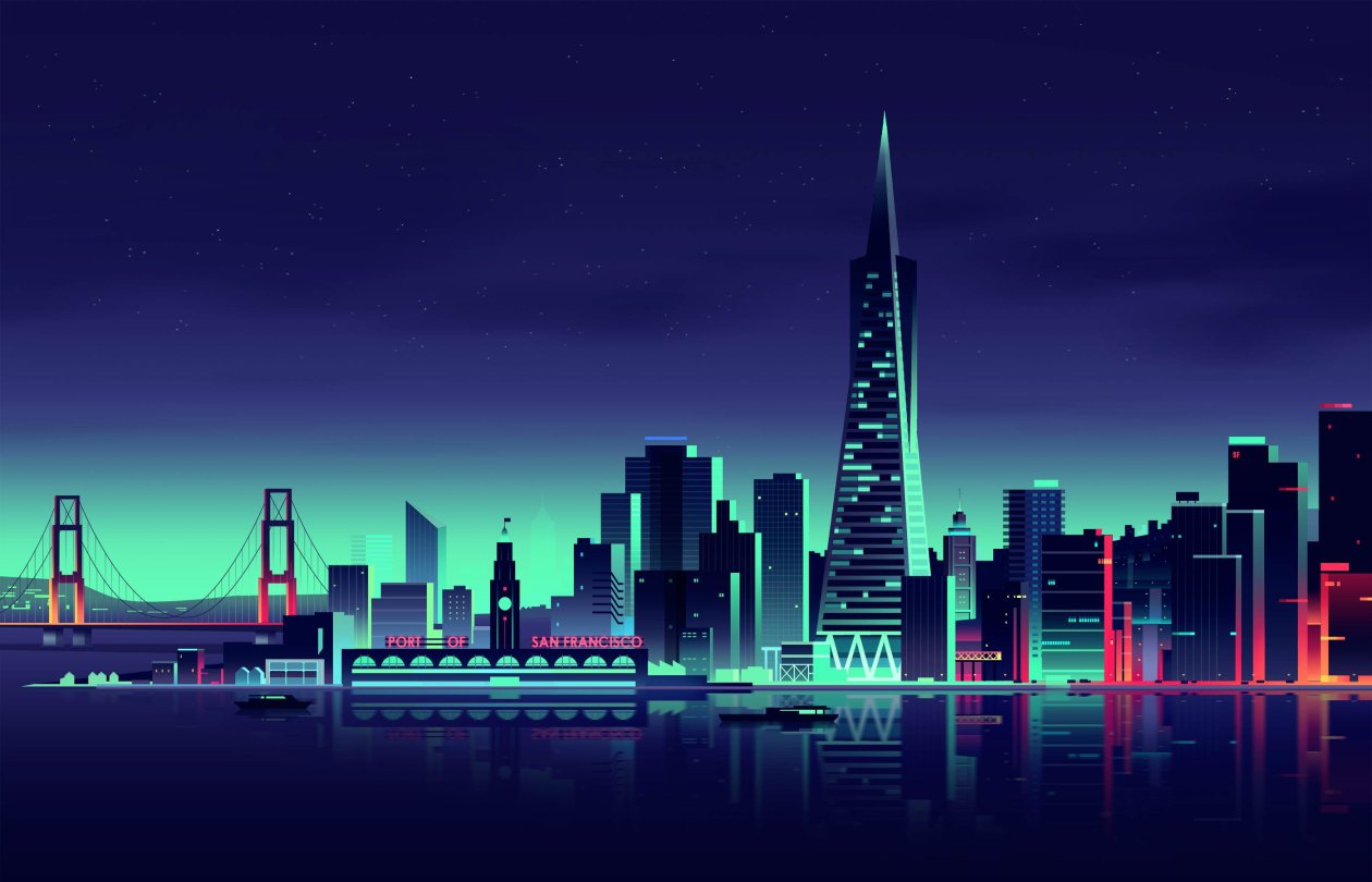 San Francisco Minimalist City