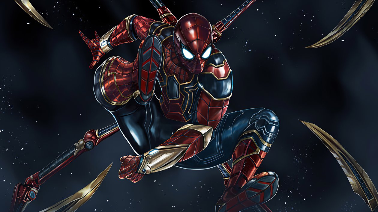 Iron Spiderman 4k