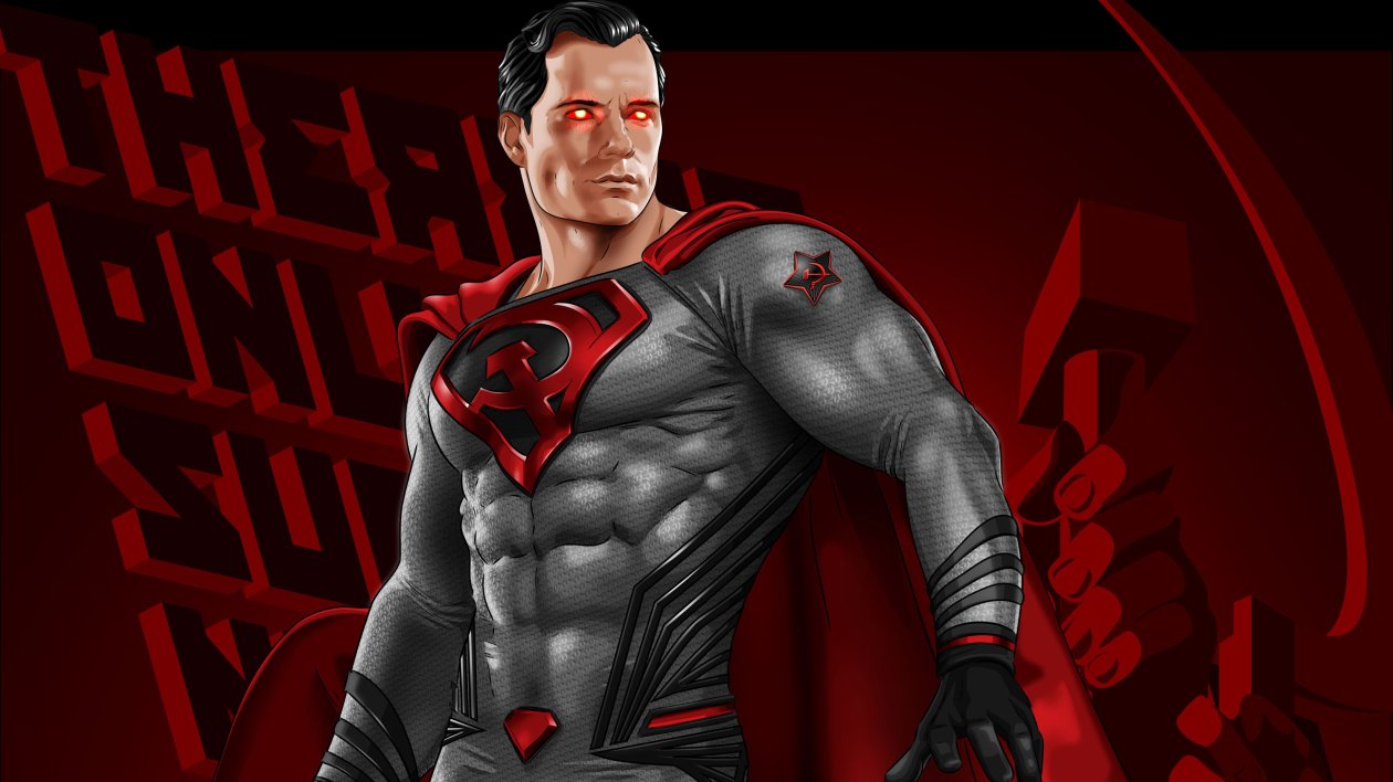 Red Superman 4k