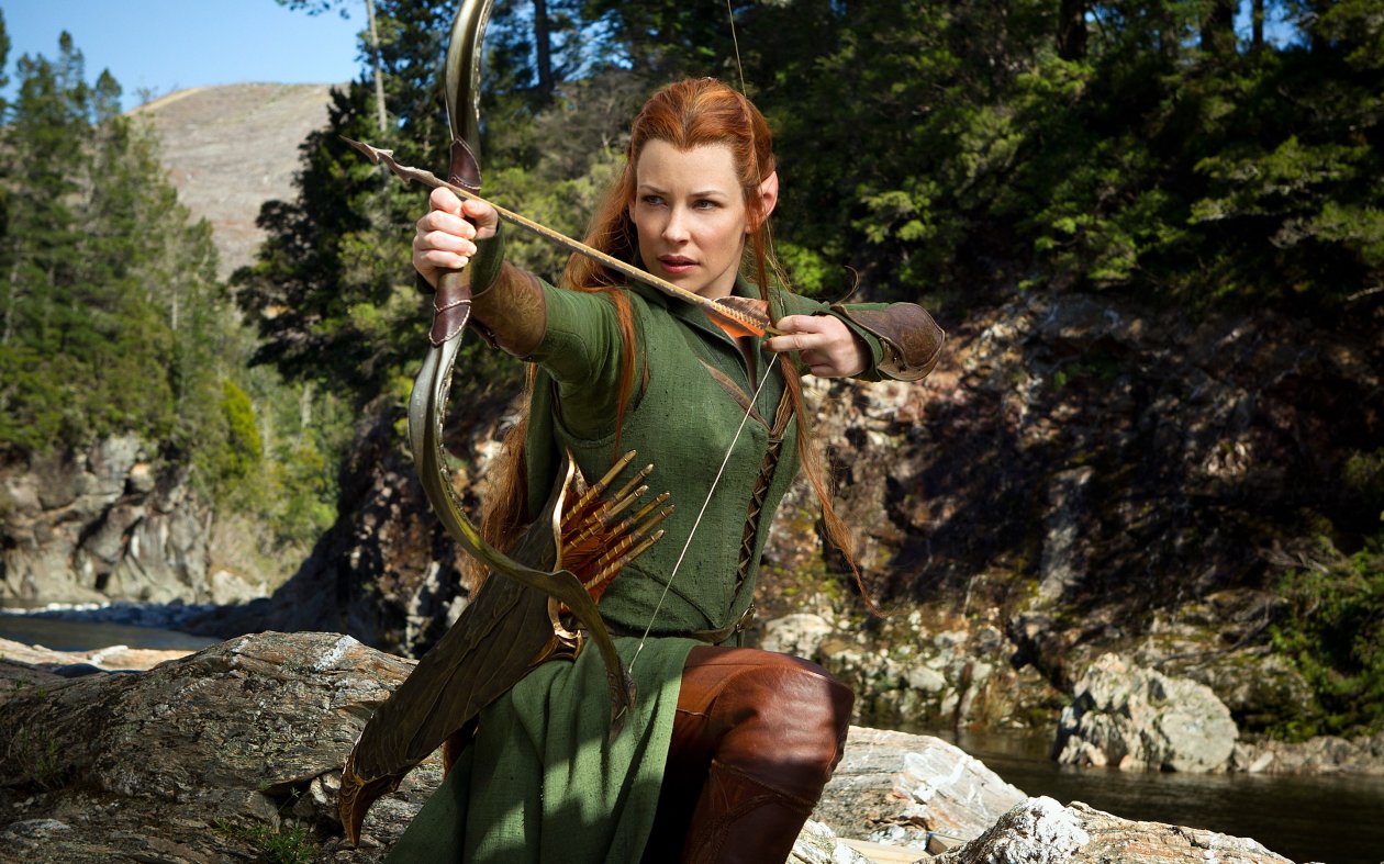 Evangeline Lilly In Hobbit