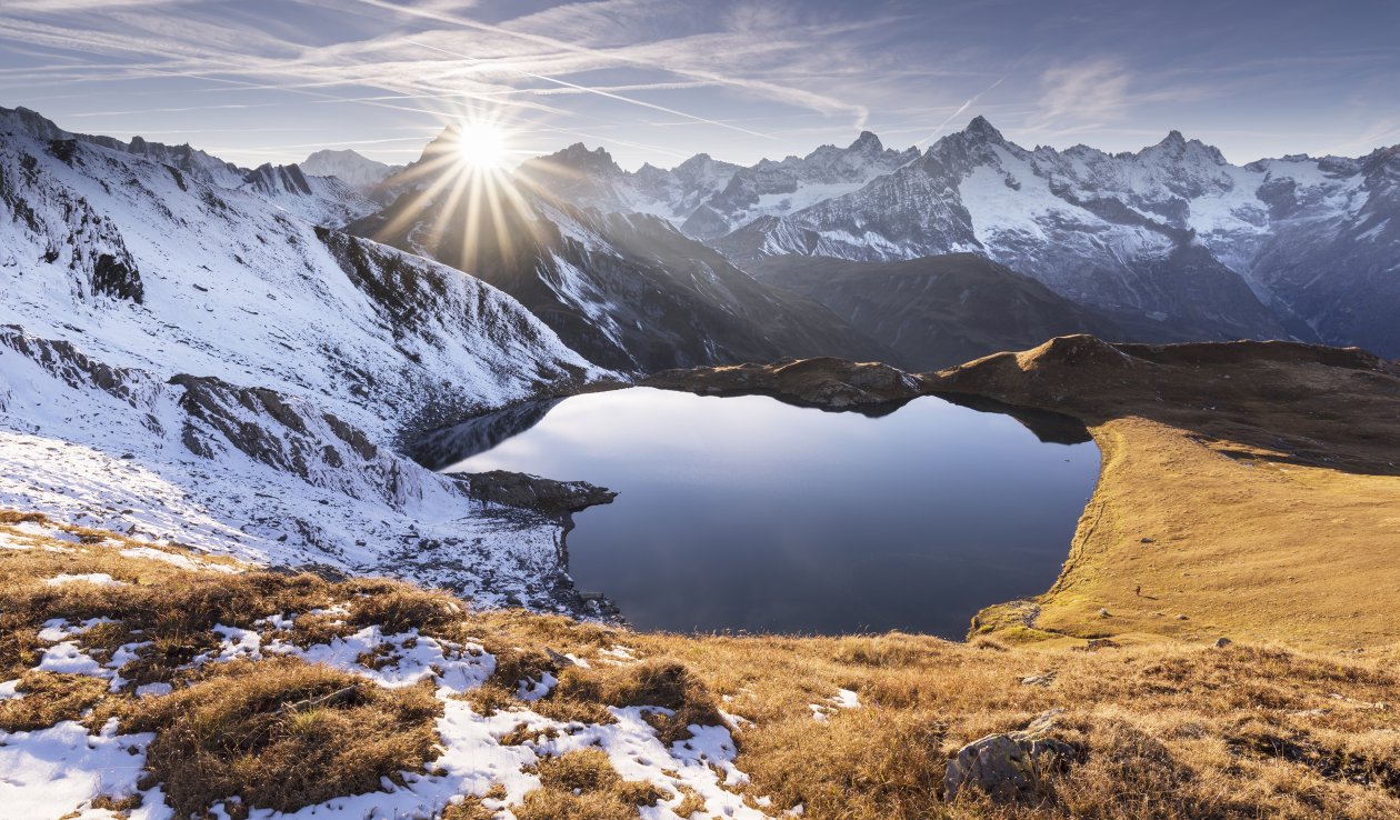 Tarn Lake Mountains