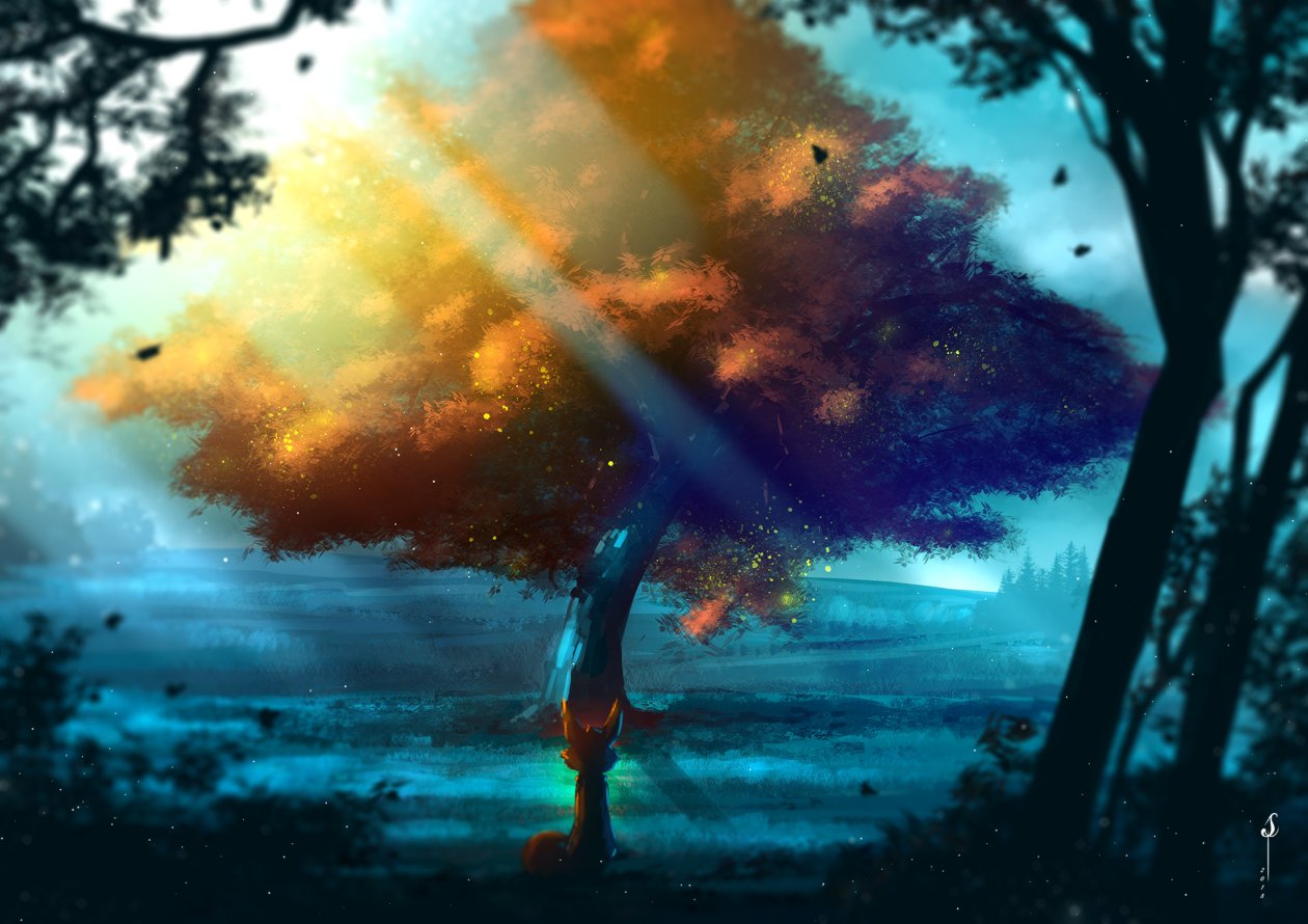 Fox Abstract Sunbeam Hd
