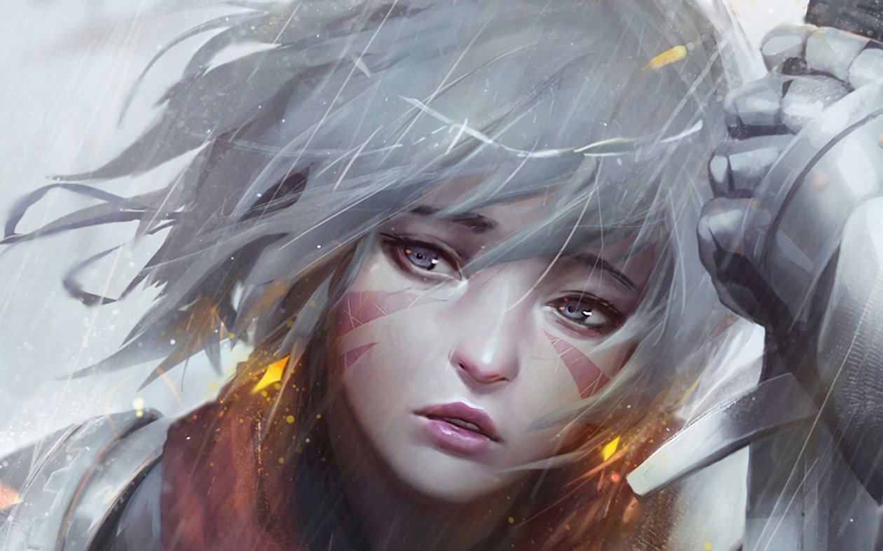 Anime Warrior Women 4k
