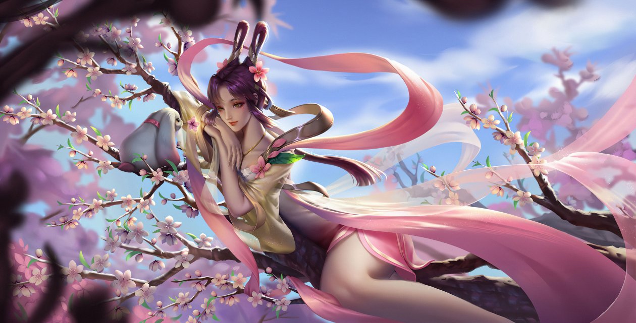 Ancient Girl Tree Fantasy Melody 4k