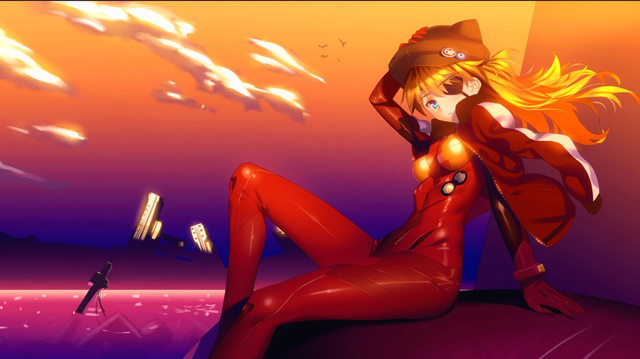 Asuka Langley Soryu Anime 4k
