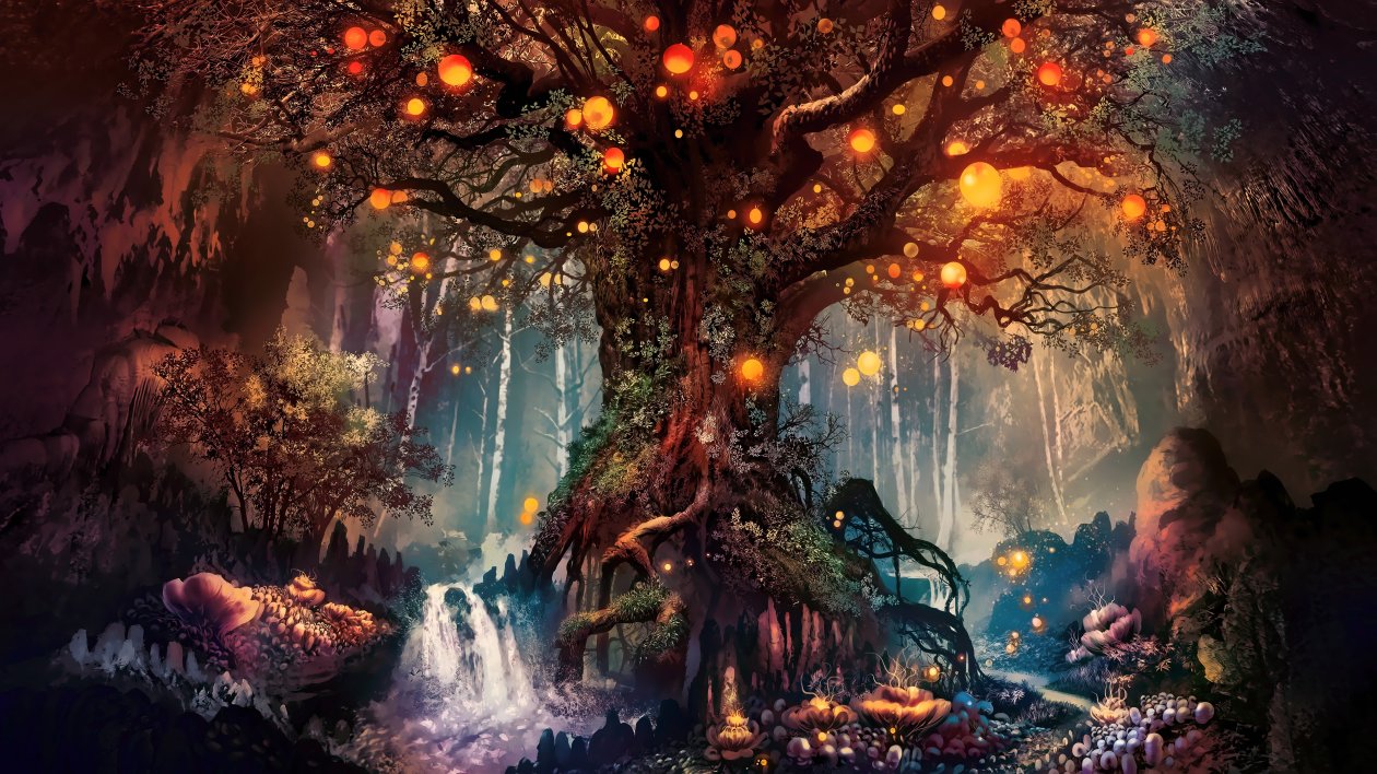 Forest Fantasy Artwork 4k