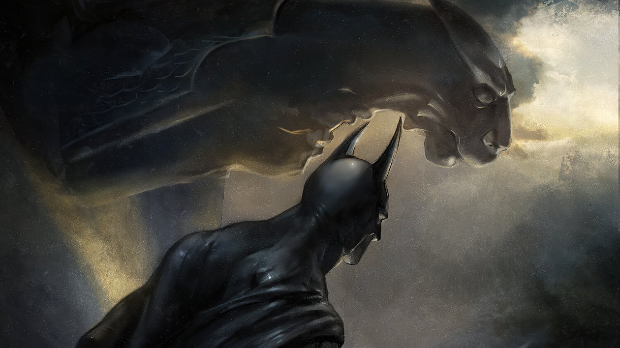 Batman Among The Gargoyles 4k