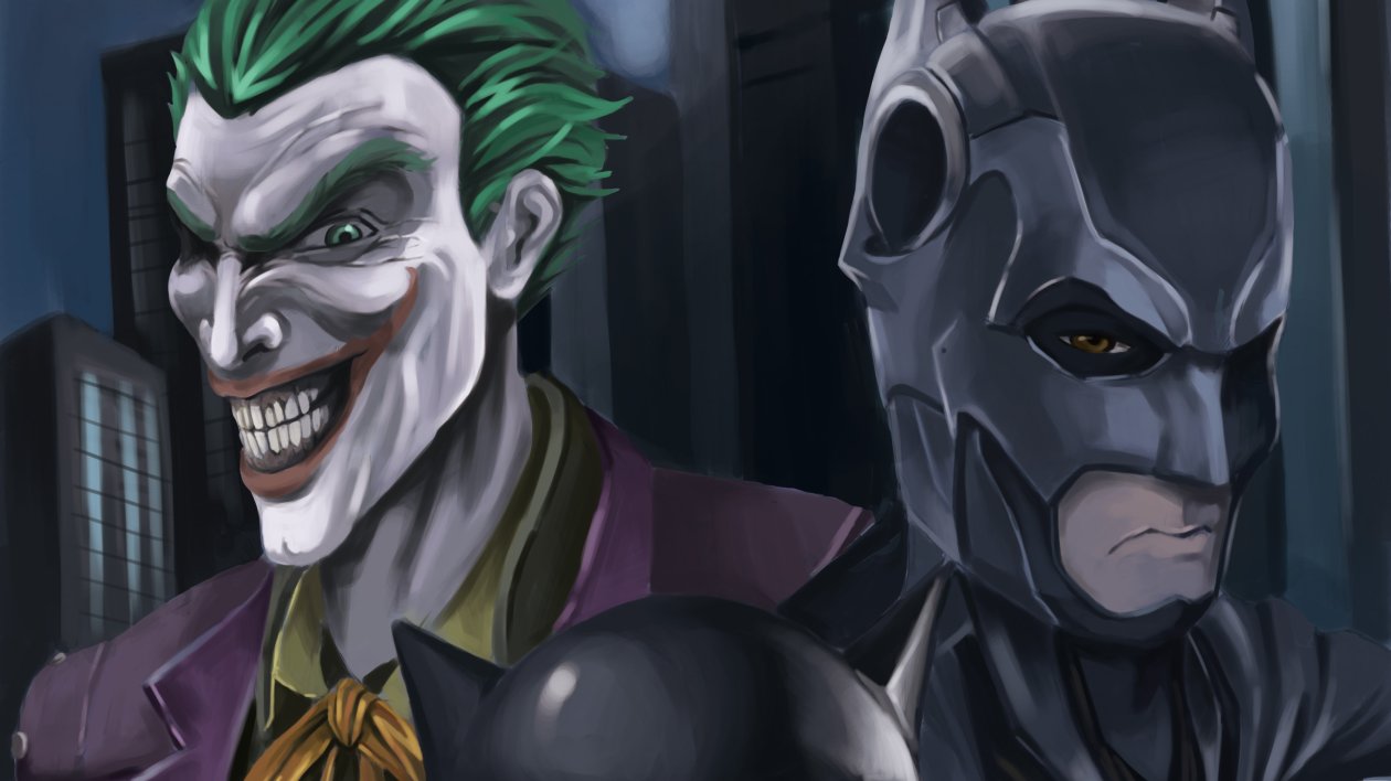 Batman And Joker Artwork