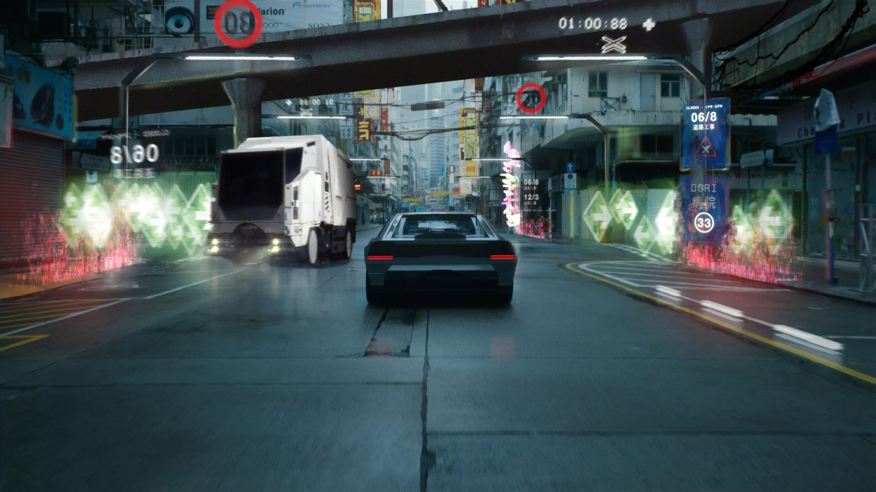 Cyberpunk City Ghost In The Shell 4k