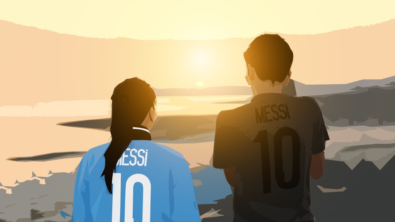 Messi Digital Art