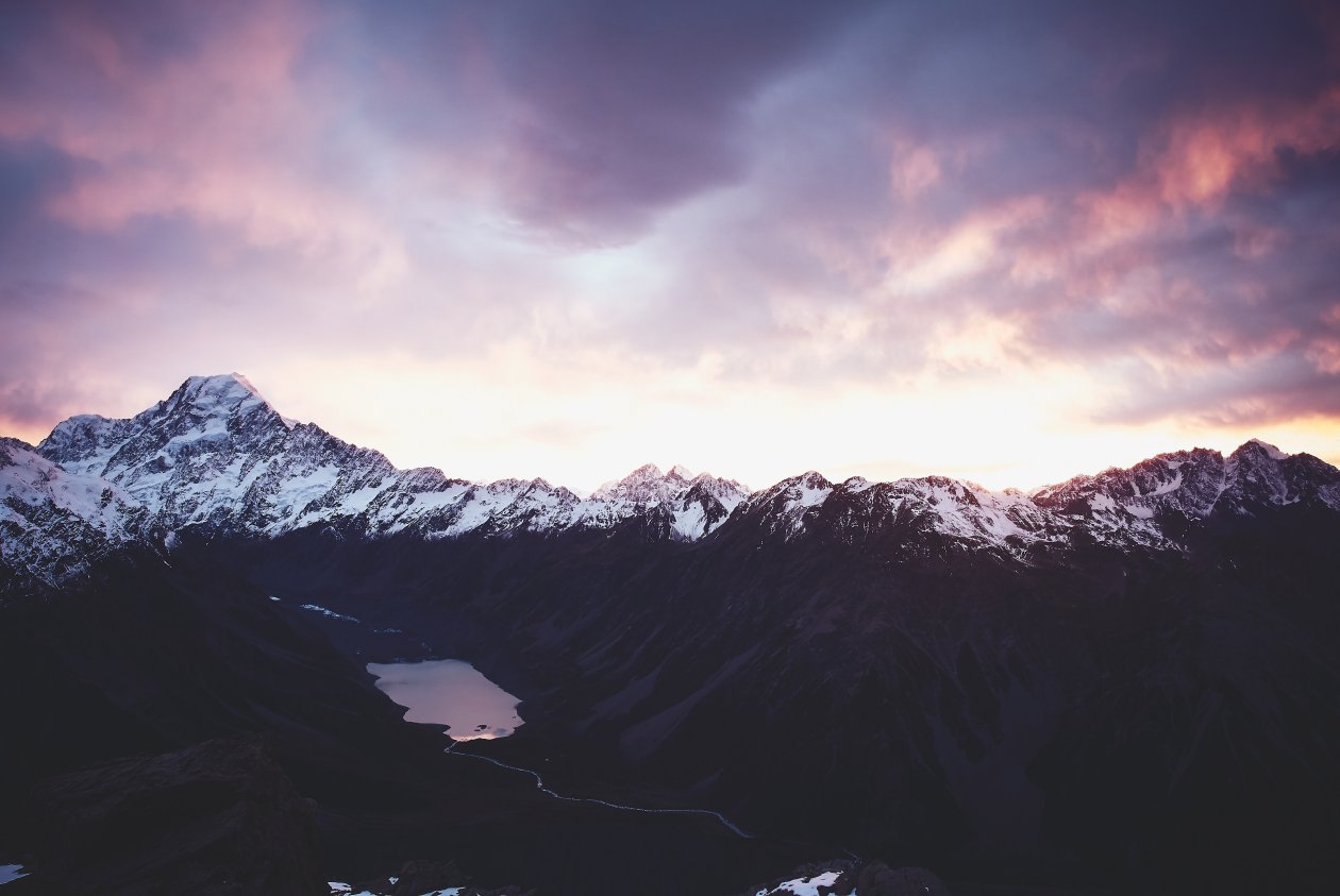 Aoraki Mount Cook National Park New Zealand Beautiful Scenery