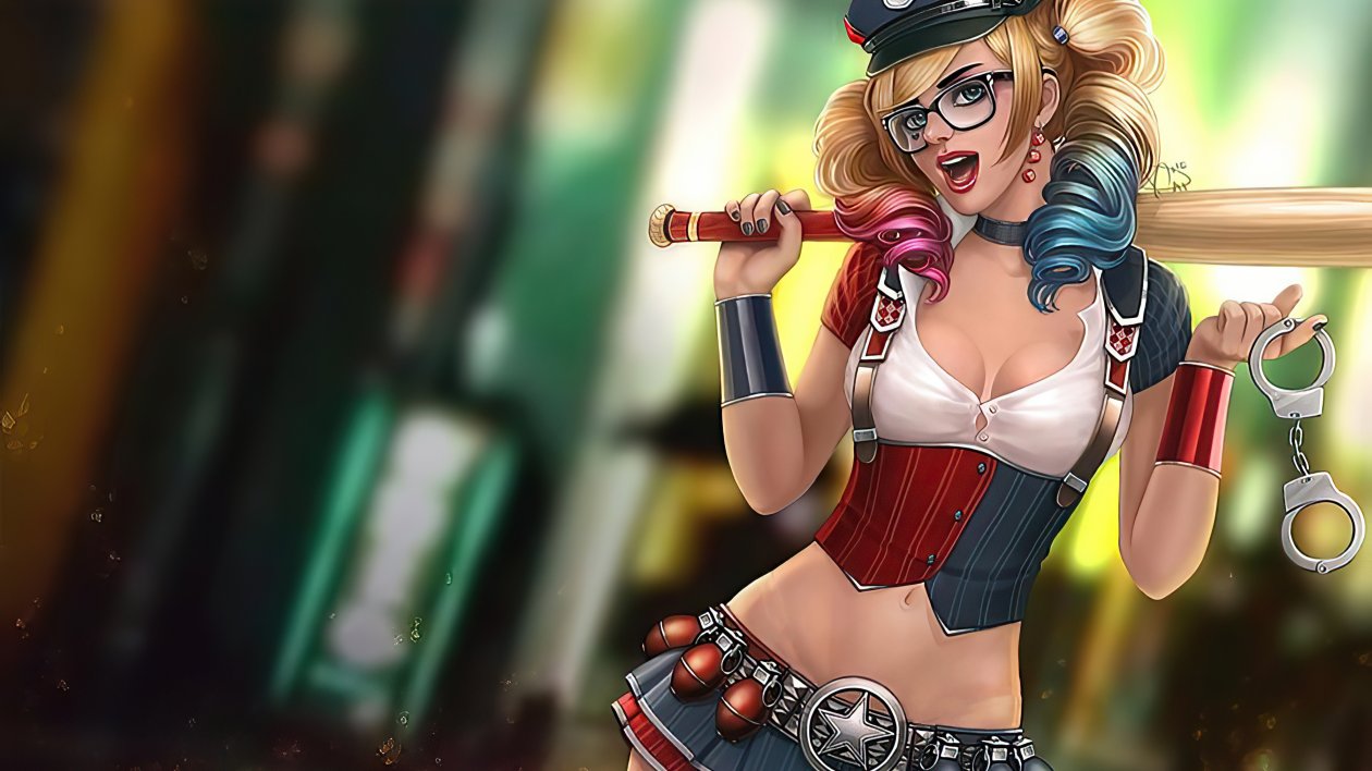 Harley Quinn Police Girl