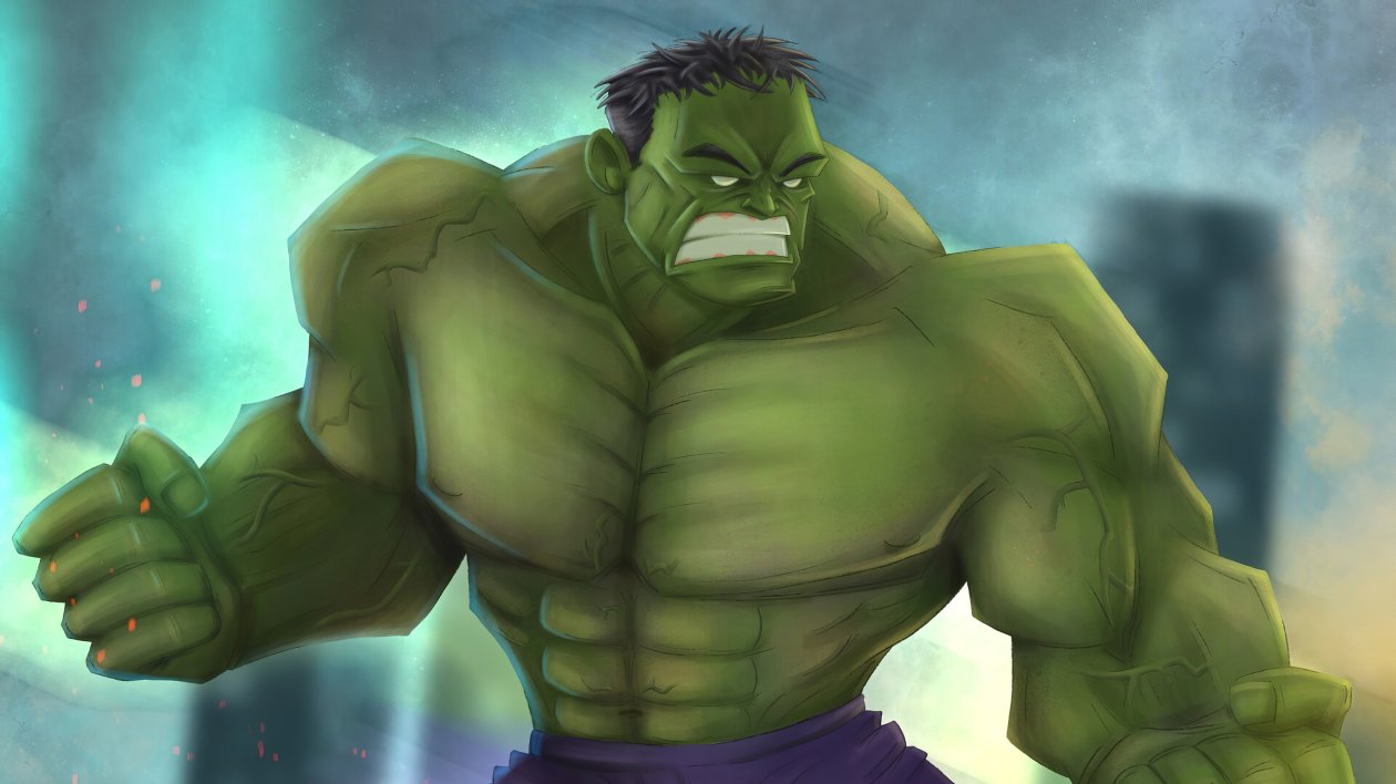 Green Hulk Artwork