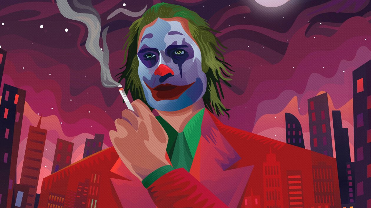 The Joker Joaquin Phoenix Art 4k