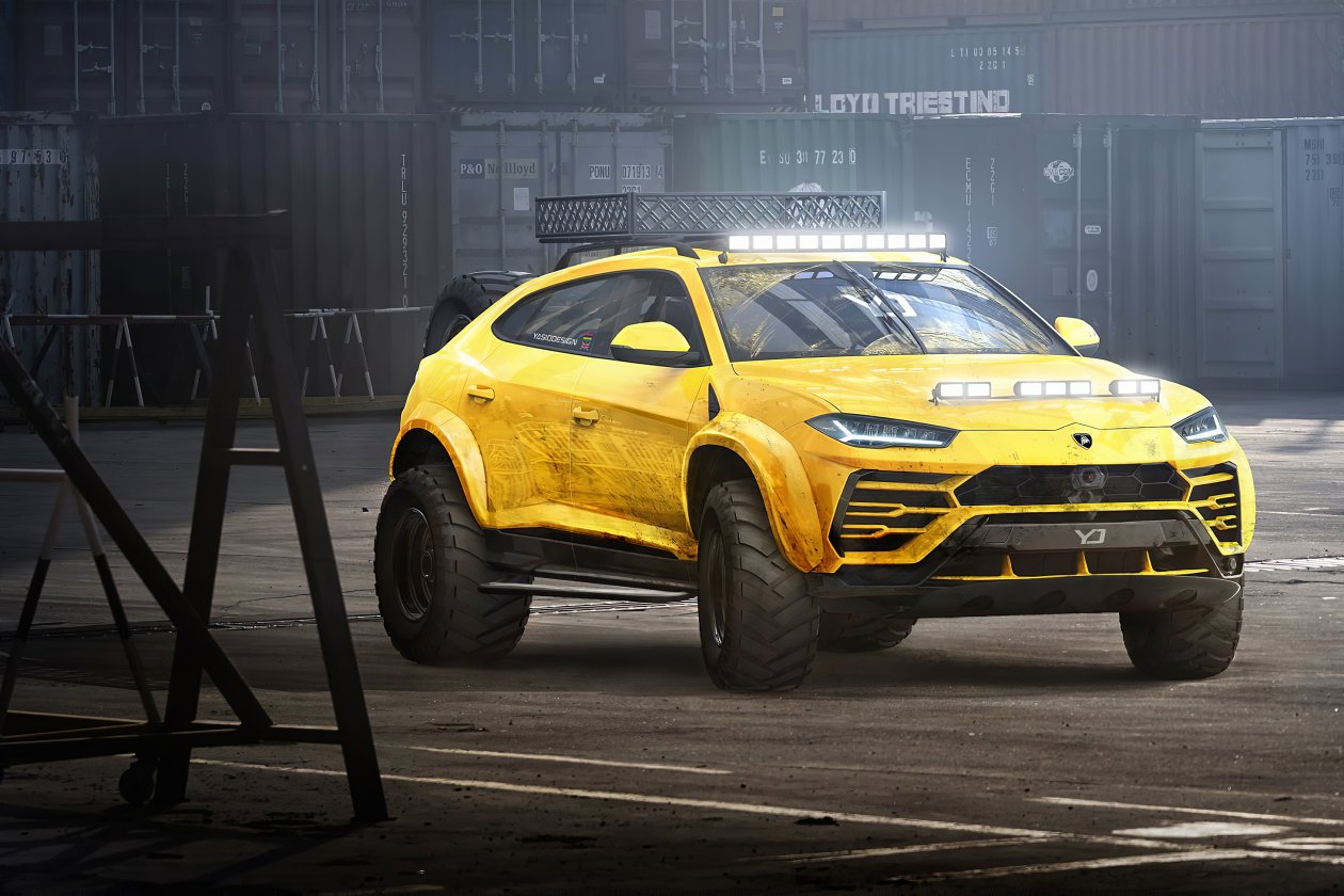 Lamborghini Urus Concept Art 4k
