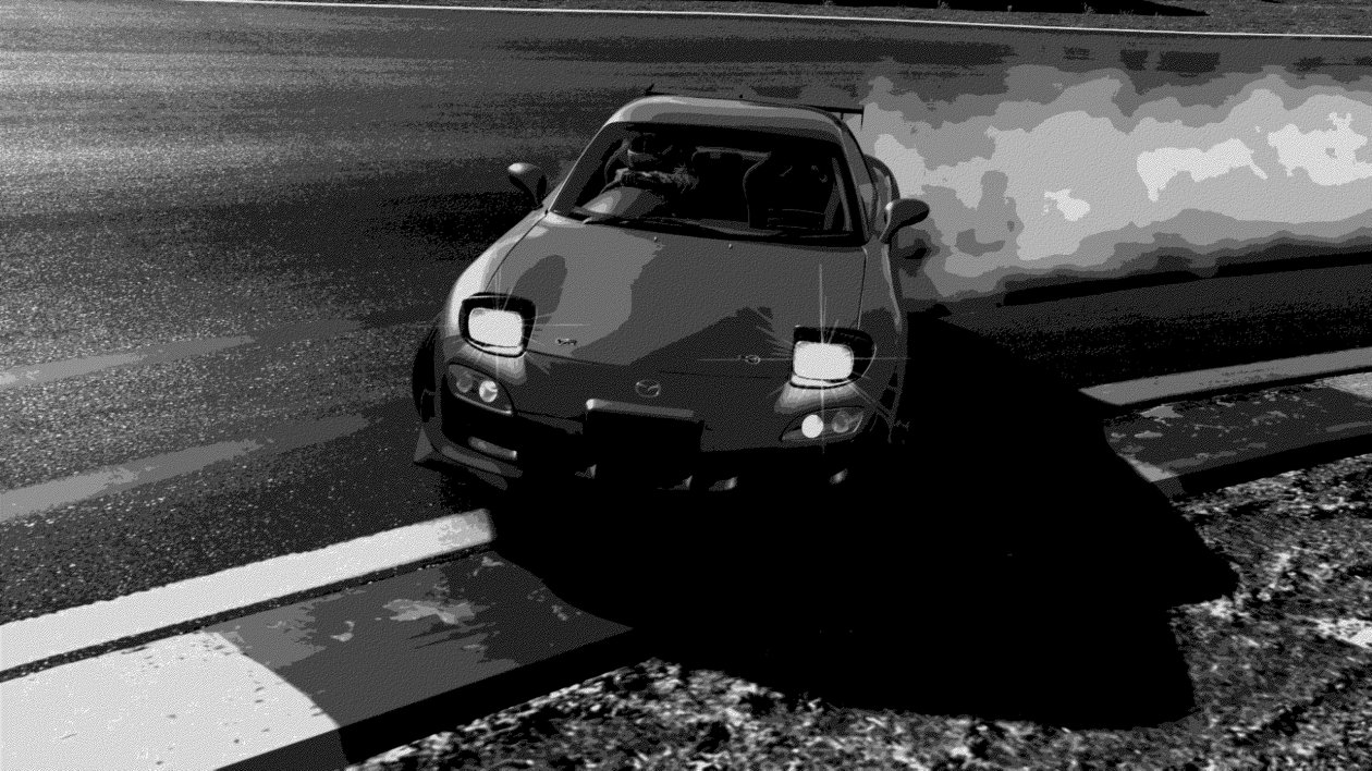 Mazda Rx7 Monochrome Drift