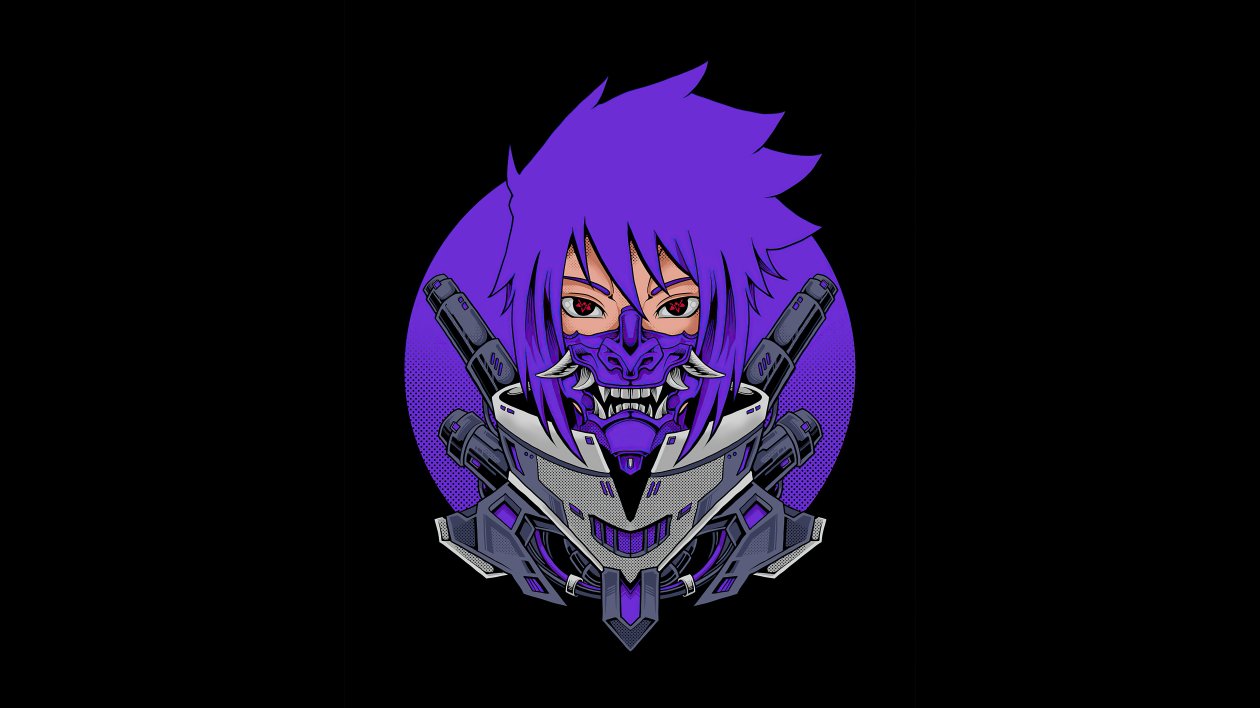Sasuke Uchiha Naruto Minimal 5k