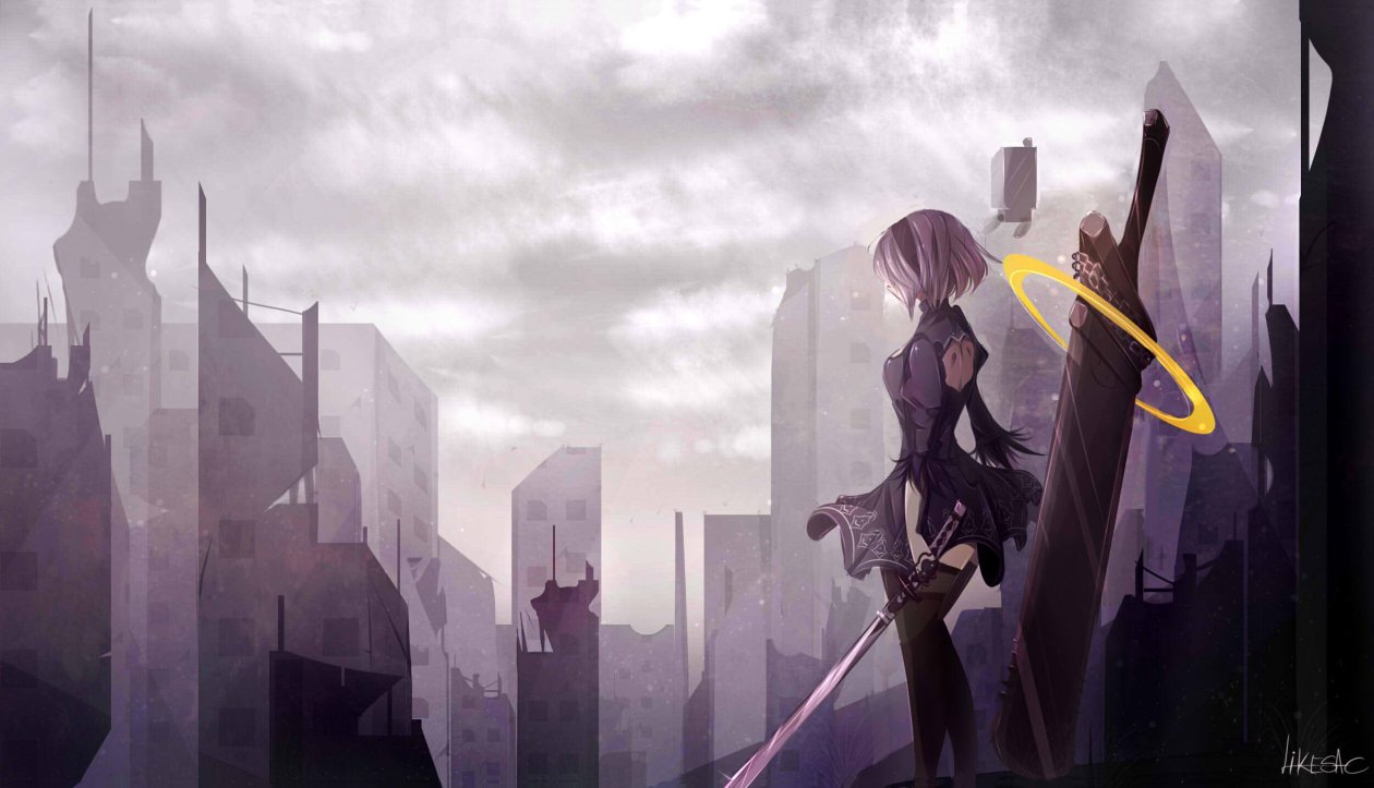 Nier Automata Anime Art