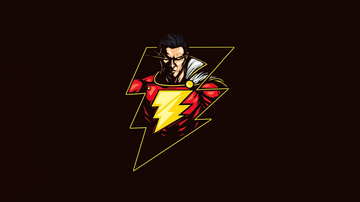 Shazam Minimal 4k