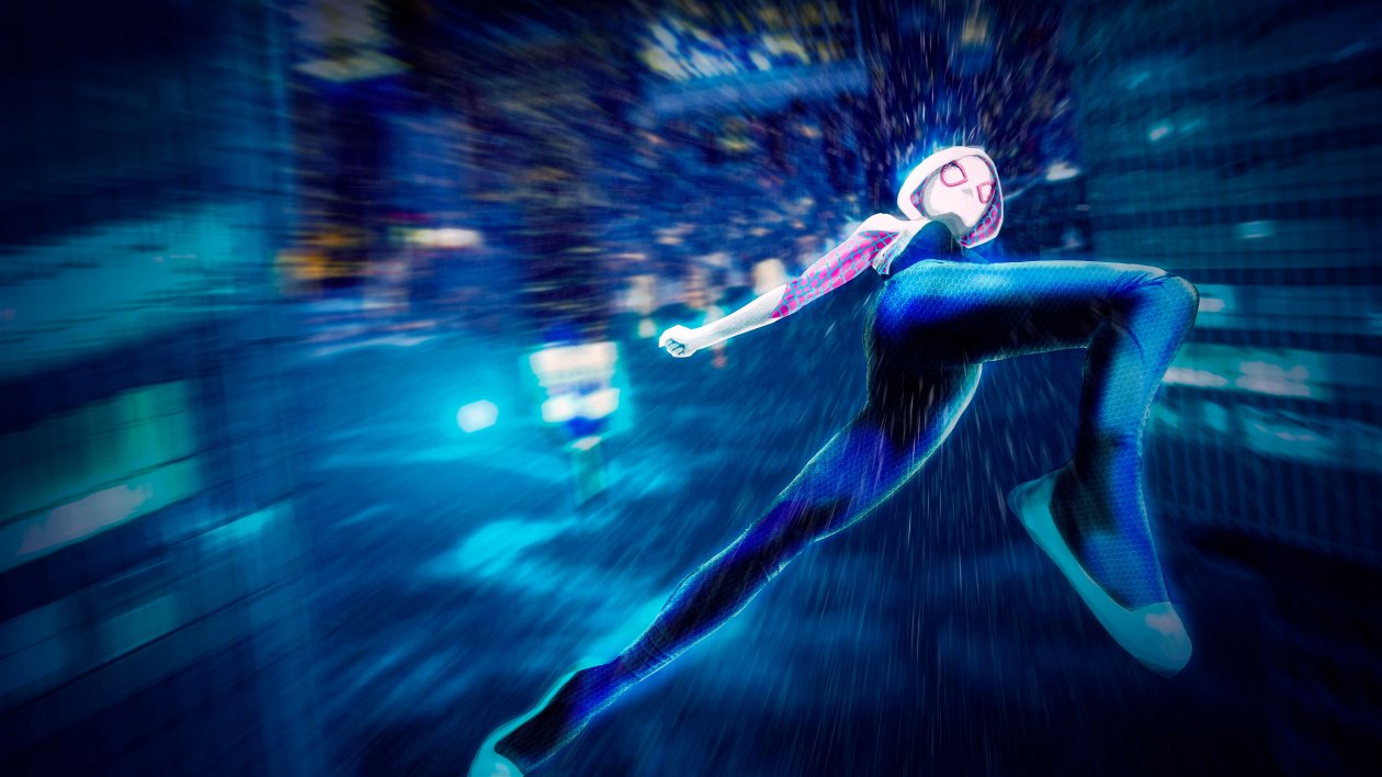 Gwen Stacy Spider Man Into The Spider Verse 4k