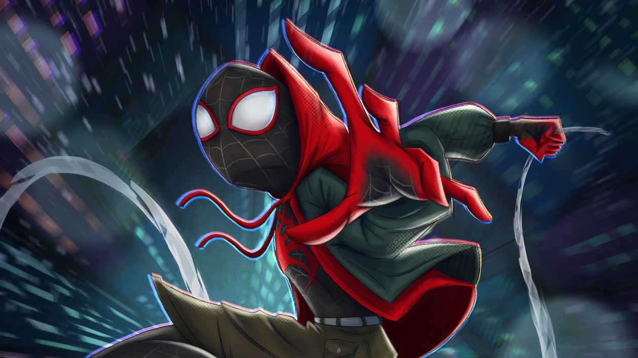 Spider Man On Art 4k
