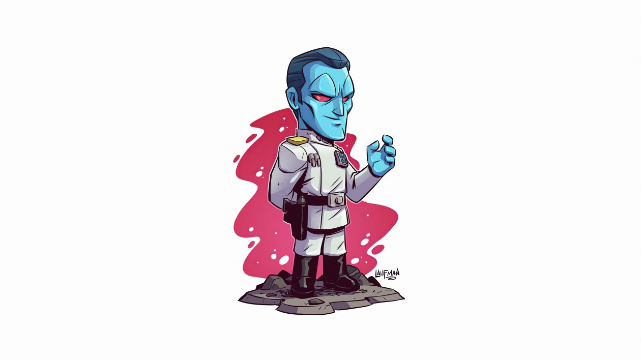 Thrawn Star Wars Minimal 5k