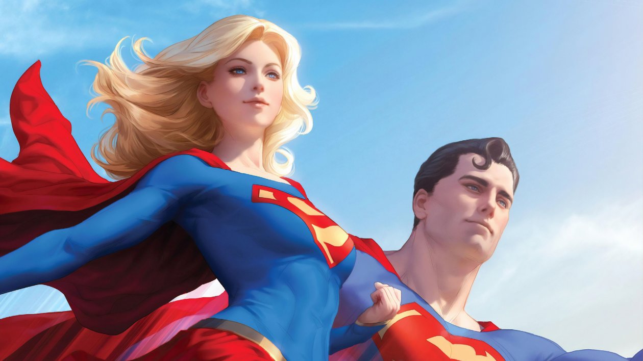 Superman And Supergirl 4k