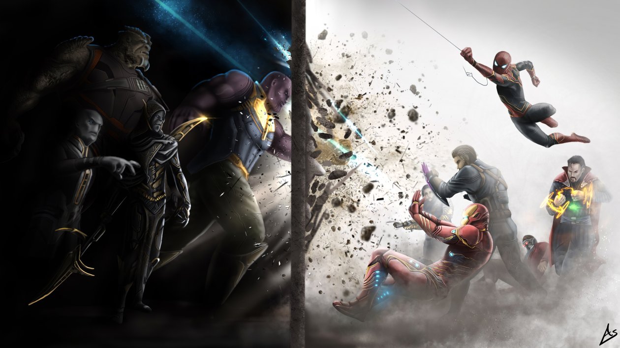 Thanos Team Vs Avengers