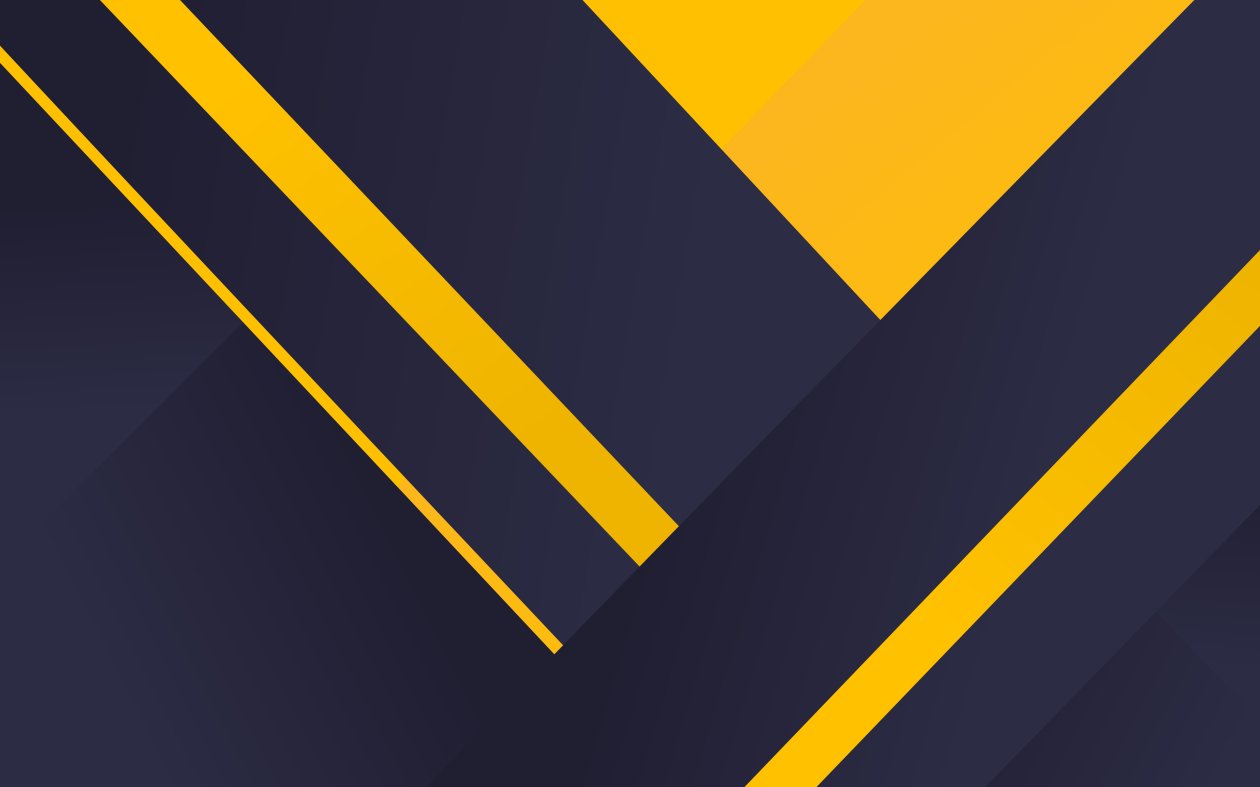 Geometric Material Yellow Blue 4k