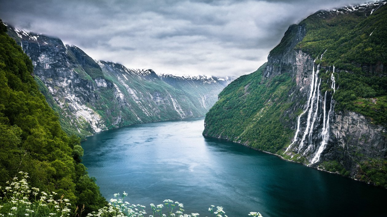 Seven Sisters The Fjords In Norway