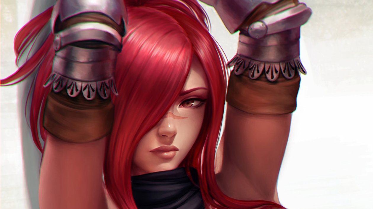 Digital Art Red Head Mirco Cabbia Scarlet Erza Fairy Tail
