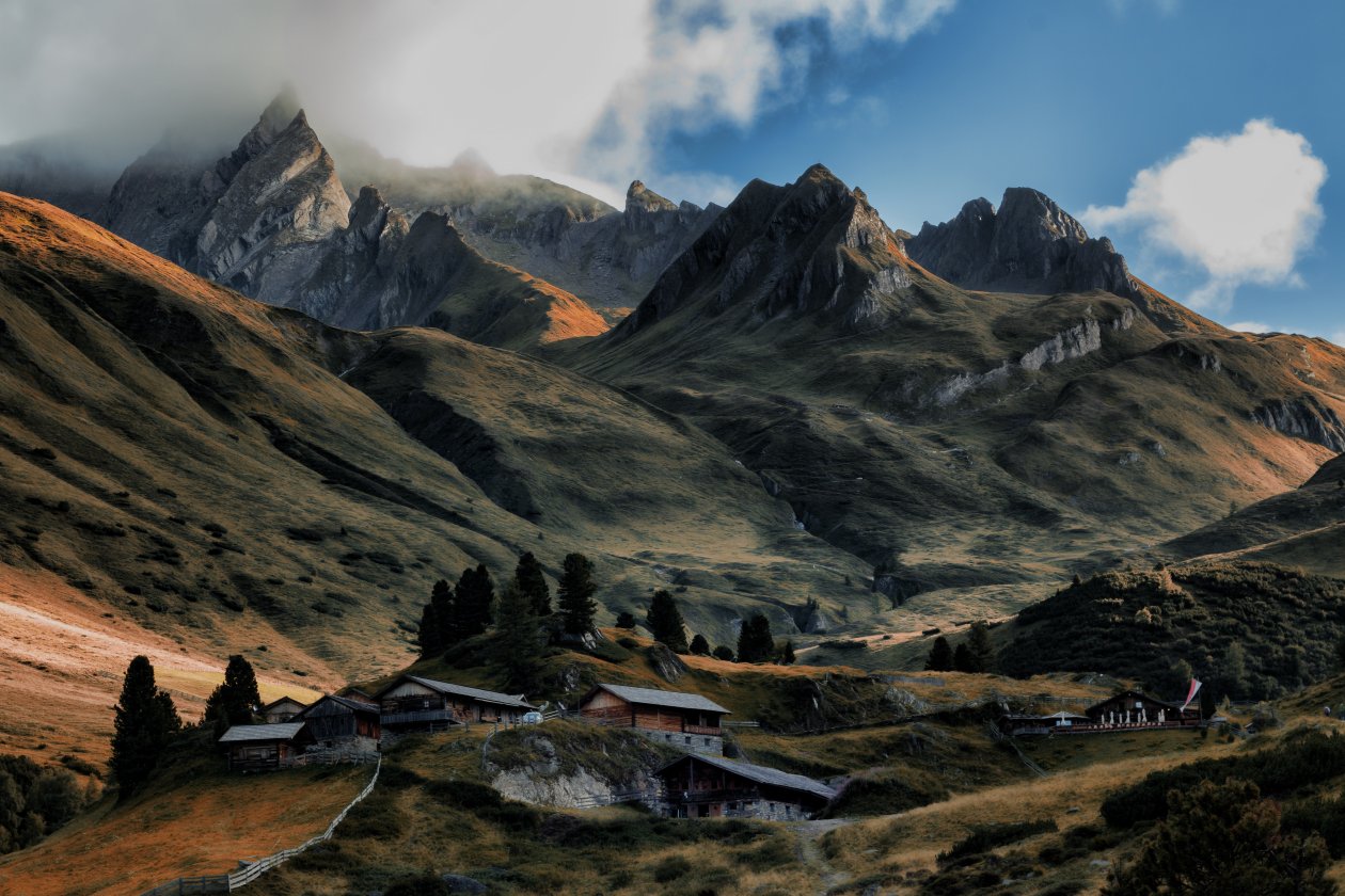 4k Landscape Mountains Countryside 5k