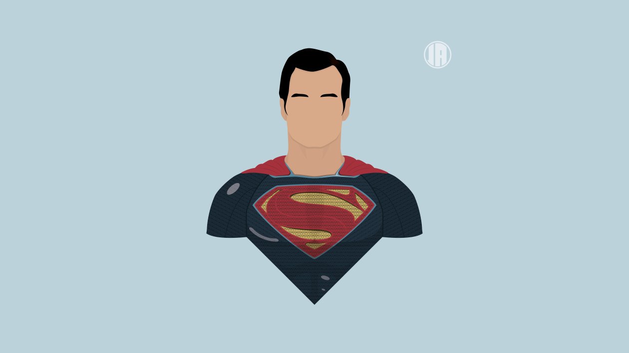 Superman 8k Minimalism