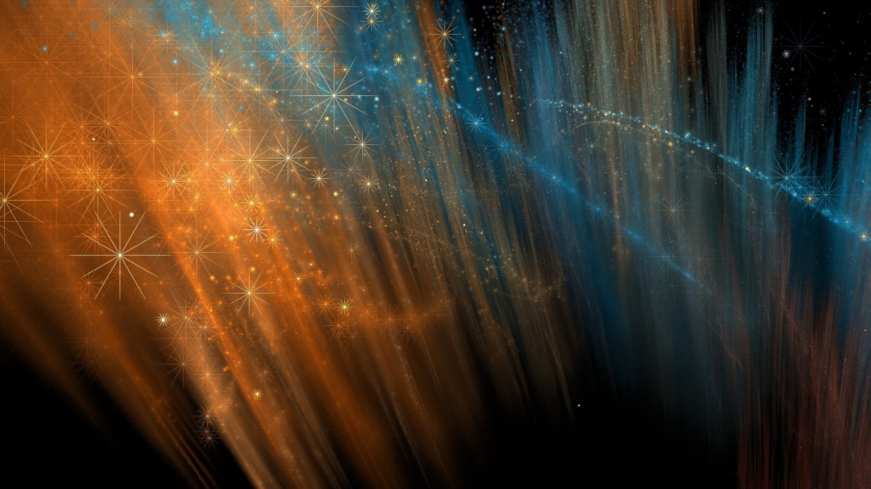 Stars Abstract Lights 4k