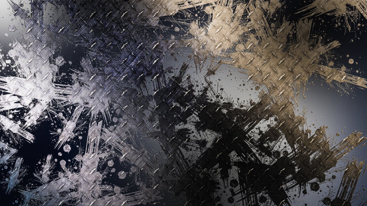 Gold Grey Dust Splash 4k