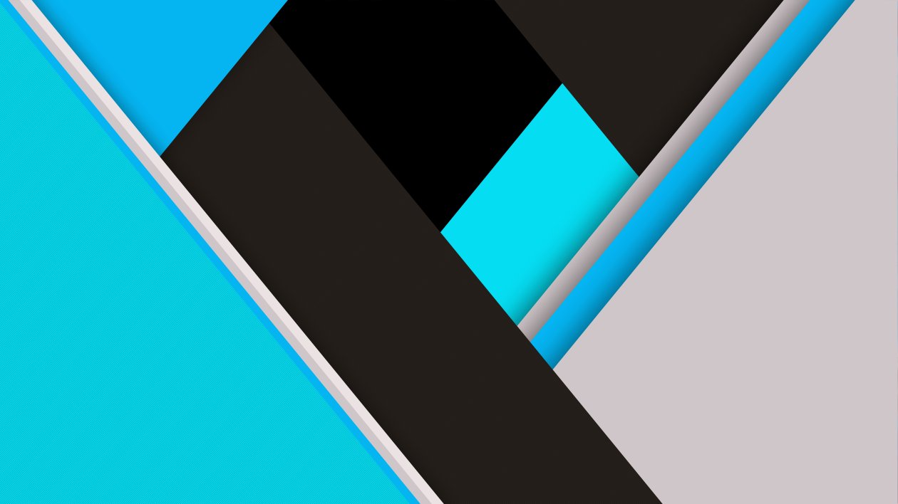 Blue Green Material Design Abstract 8k