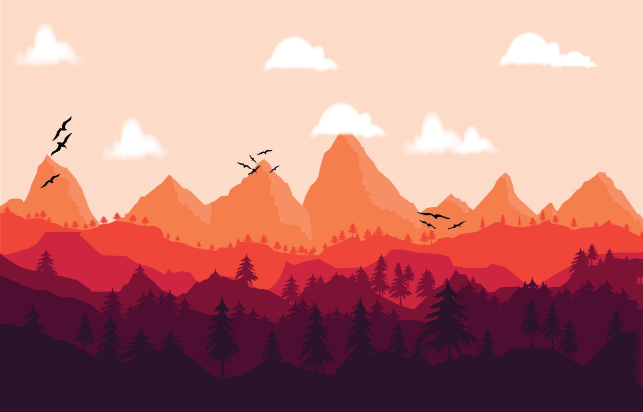 Colorful Illustrations Depicting Nature