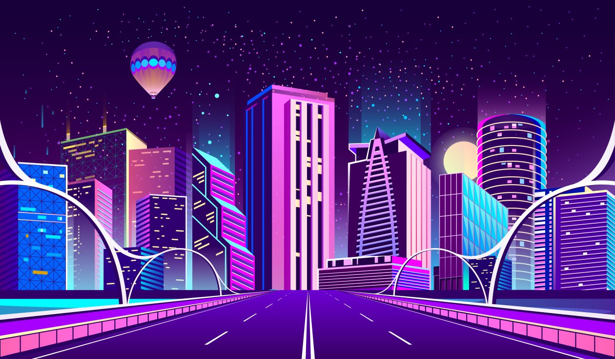 City Road Night Hot Air Balloons 5k