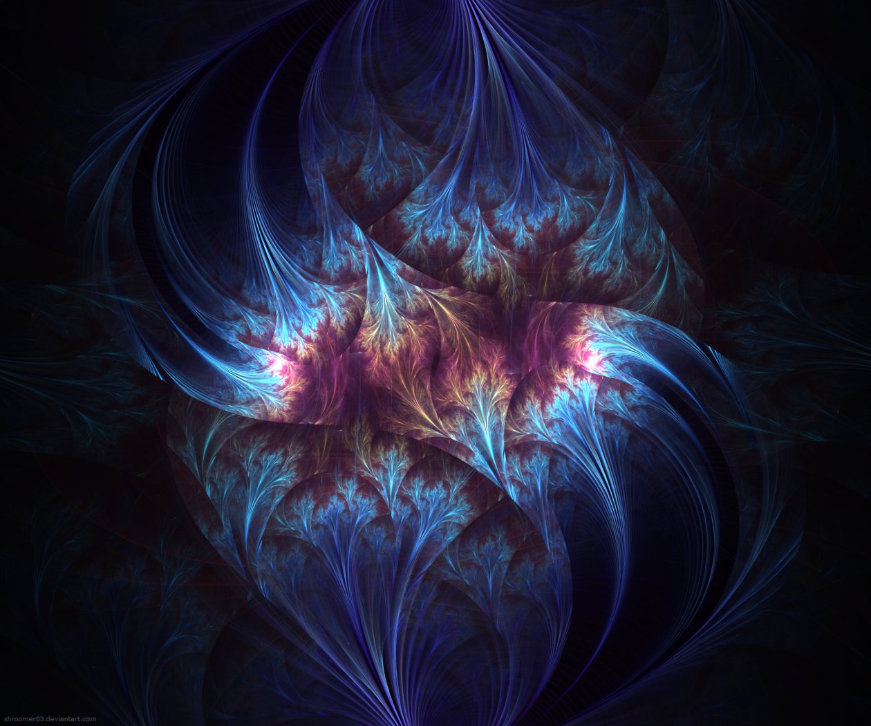 Chilled Flames Abstract