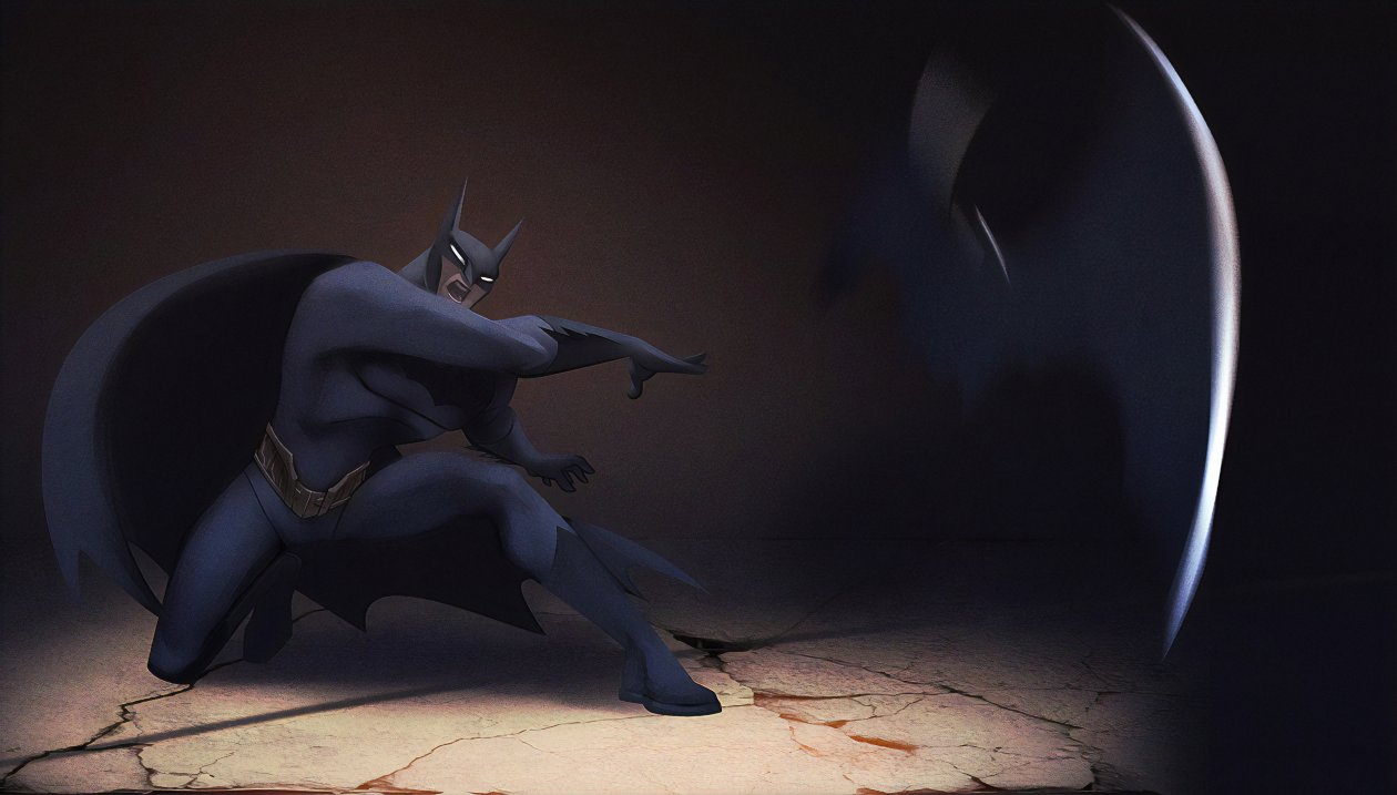 Batman Throwing Bat Signal
