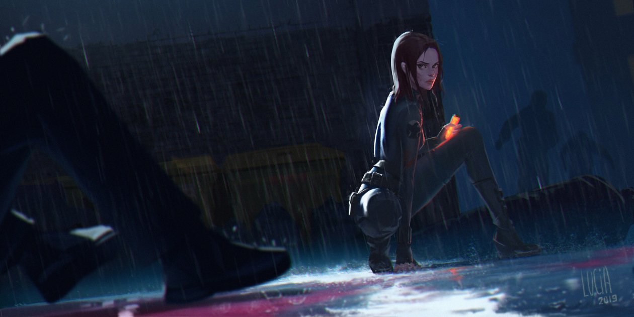 Black Widow 4k Artwork