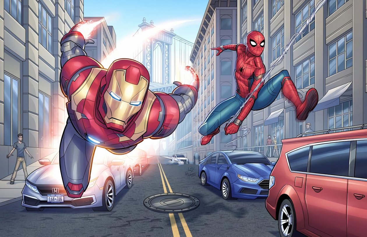 Ironman Spiderman