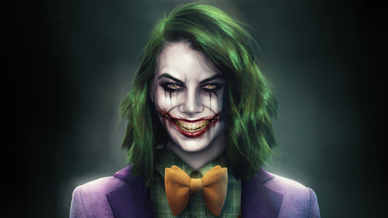 Lauren Cohan Joker Concept Art 5k