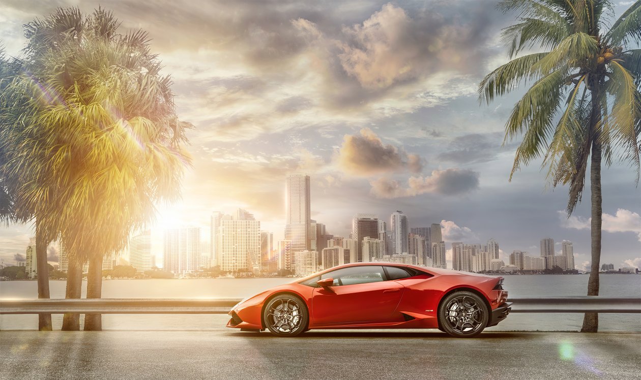 Lamborghini Huracan City 4k