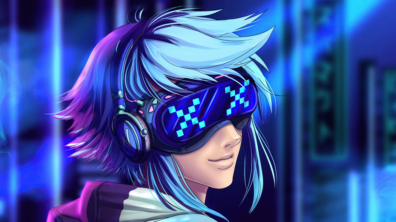 Neon Cool Guy 4k