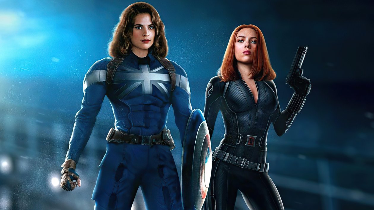 Captain Carter And Black Widow