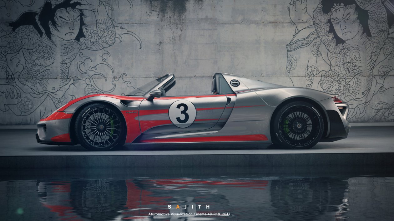 Porsche Spyder 918 Art