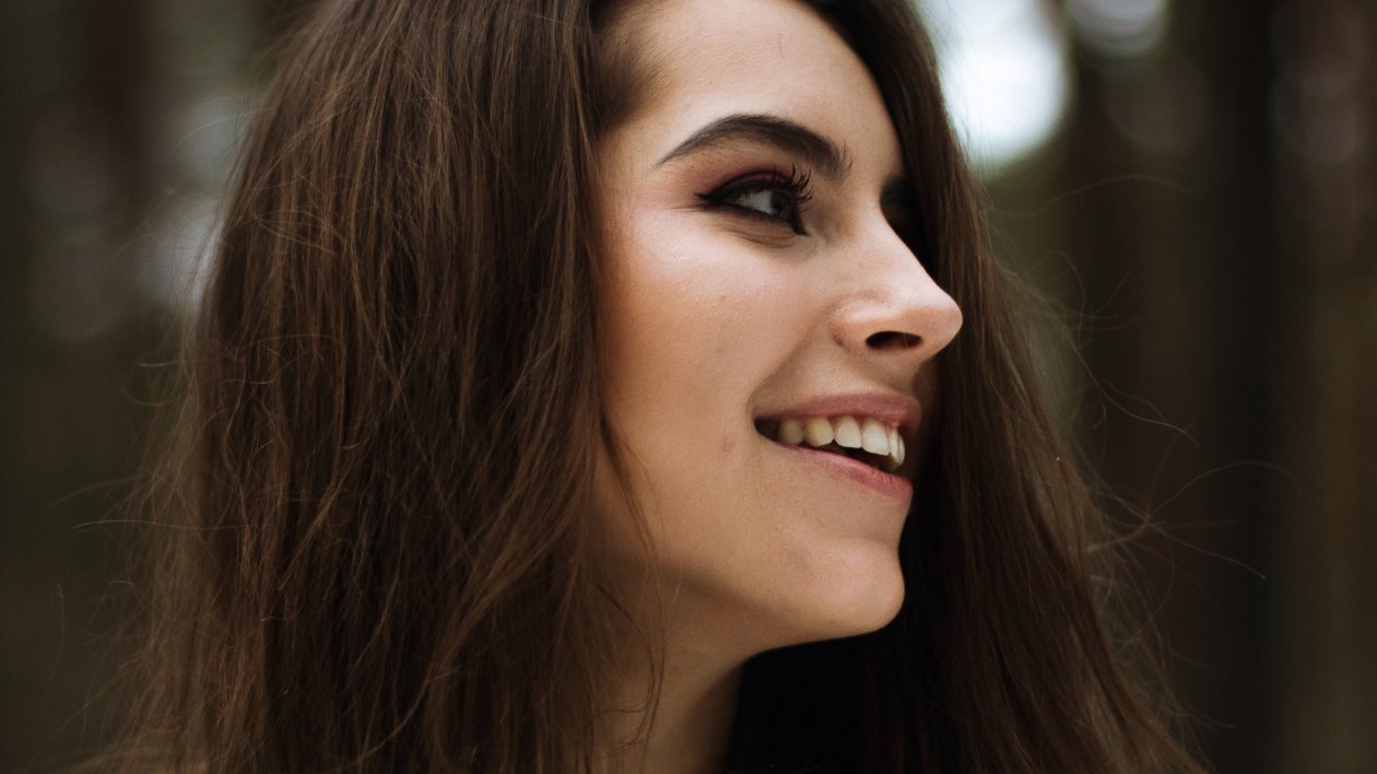 Cute Girl Smiling Portrait