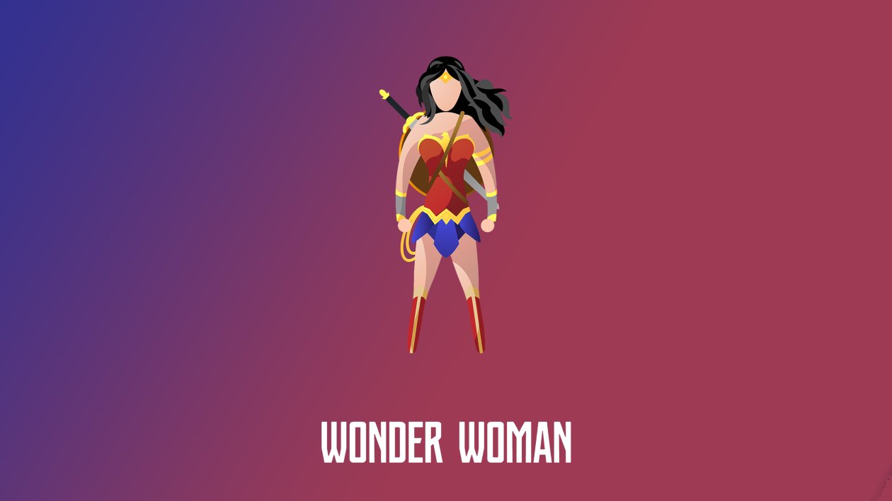 Wonder Woman Illustration 4k