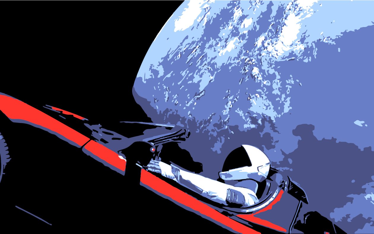 Tesla Roadster Space X